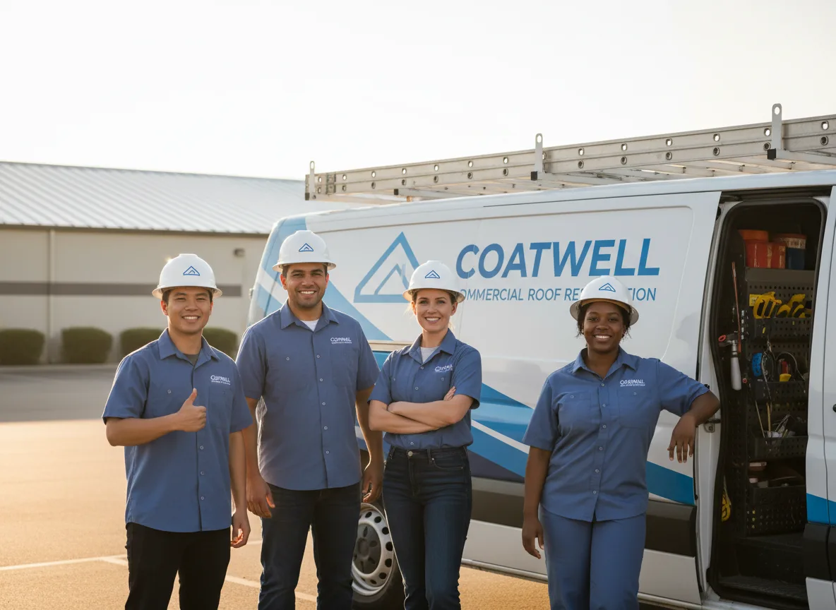Commercial roof coating company in Canadian, TX